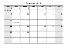download 2017 calendar for my mac desktop